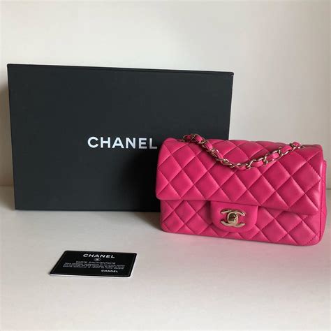 chanel rectangular mini pink bag|chanel 22 bag small price.